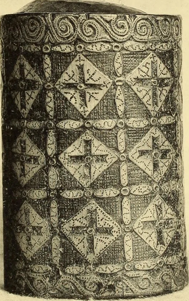 An illustration from La décoration primitive : Océanie, 1922, leaf 56