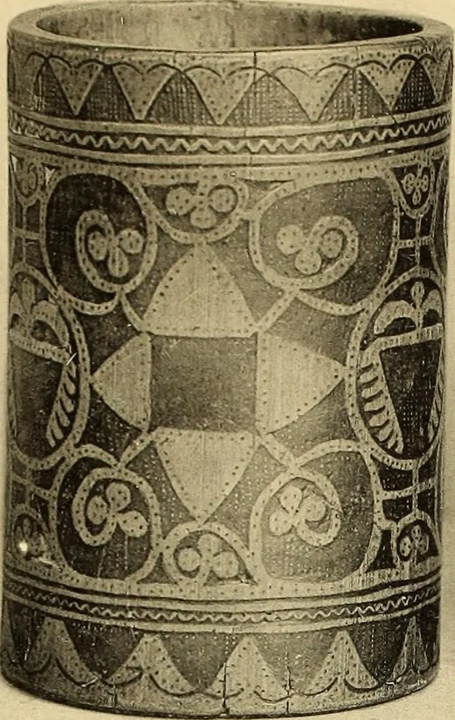 An illustration from La décoration primitive : Océanie, 1922, leaf 58