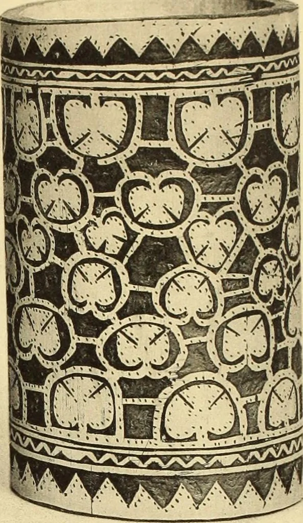 An illustration from La décoration primitive : Océanie, 1922, leaf 58