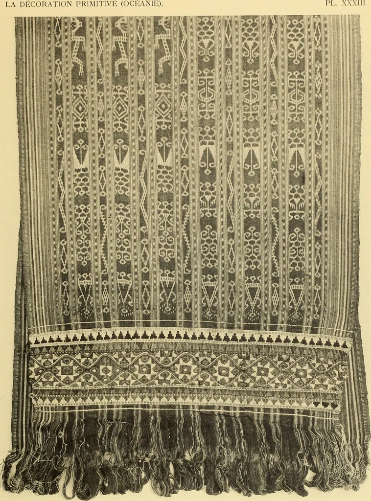 An illustration from La décoration primitive : Océanie, 1922, leaf 78