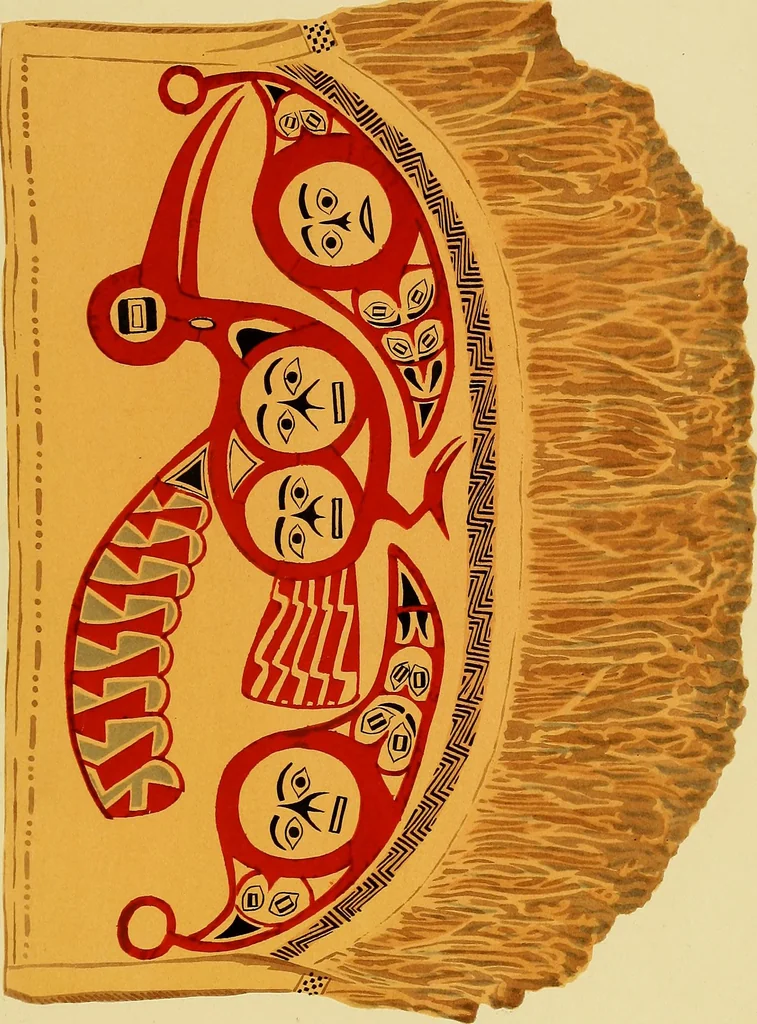 An illustration from La décoration primitive; Amérique post-Colombienne, 1922, leaf 102