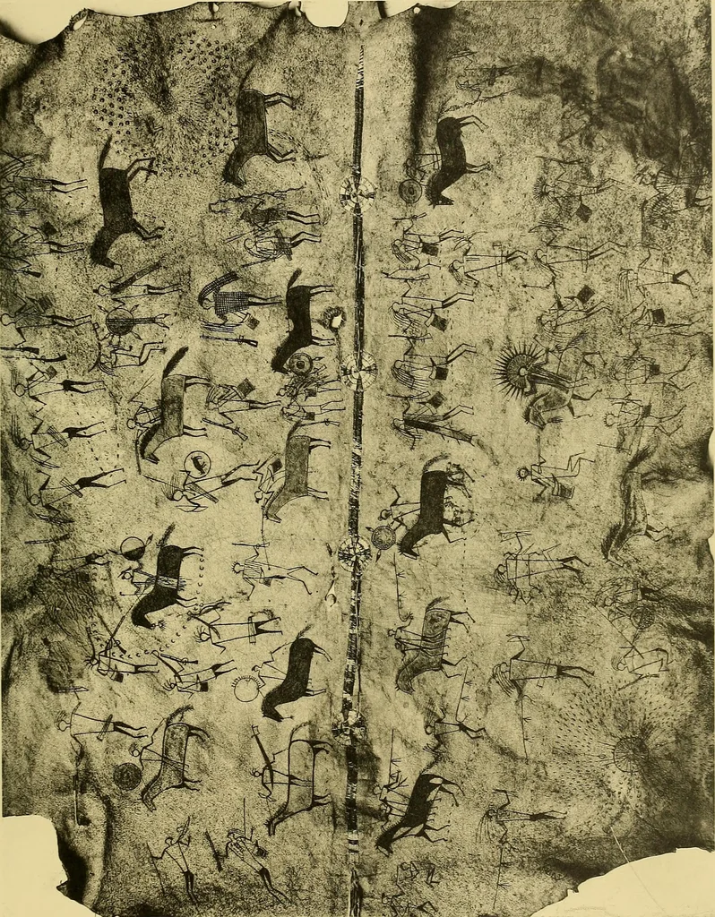 An illustration from La décoration primitive; Amérique post-Colombienne, 1922, leaf 104