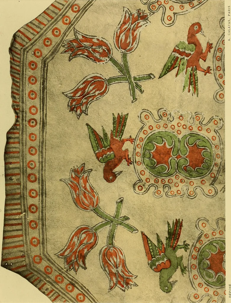 An illustration from La décoration primitive; Amérique post-Colombienne, 1922, leaf 108