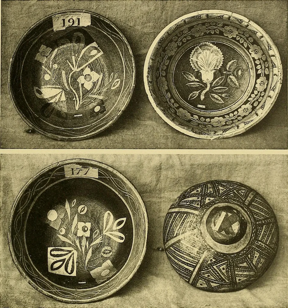 An illustration from La décoration primitive; Amérique post-Colombienne, 1922, leaf 14
