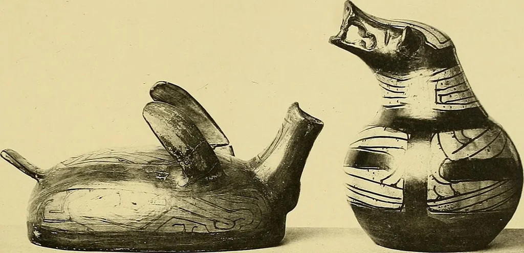 An illustration from La décoration primitive; Amérique post-Colombienne, 1922, leaf 18