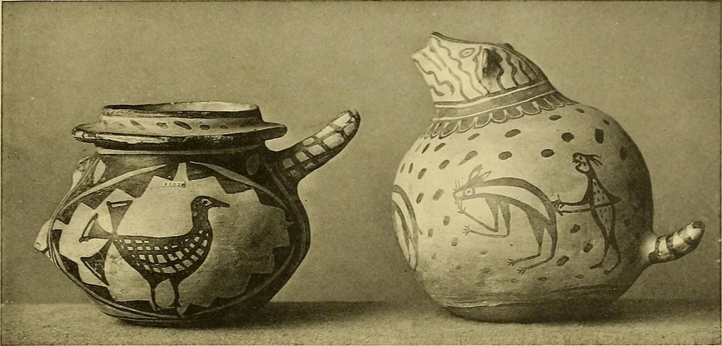 An illustration from La décoration primitive; Amérique post-Colombienne, 1922, leaf 24
