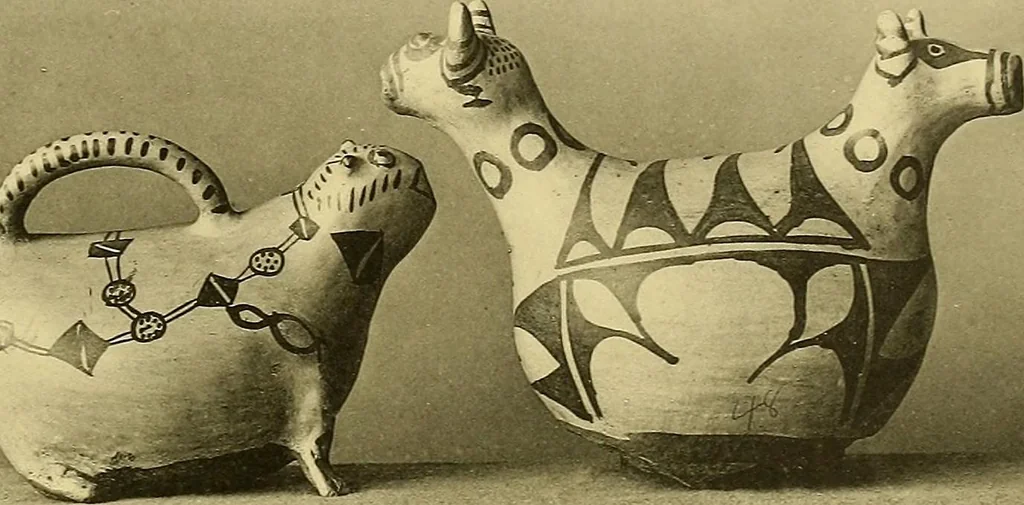 An illustration from La décoration primitive; Amérique post-Colombienne, 1922, leaf 24