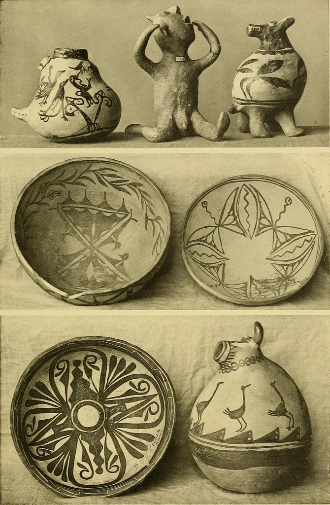 An illustration from La décoration primitive; Amérique post-Colombienne, 1922, leaf 26