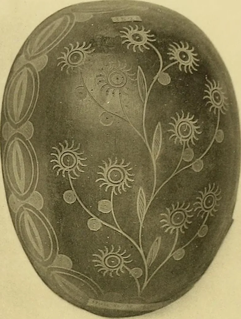 An illustration from La décoration primitive; Amérique post-Colombienne, 1922, leaf 32