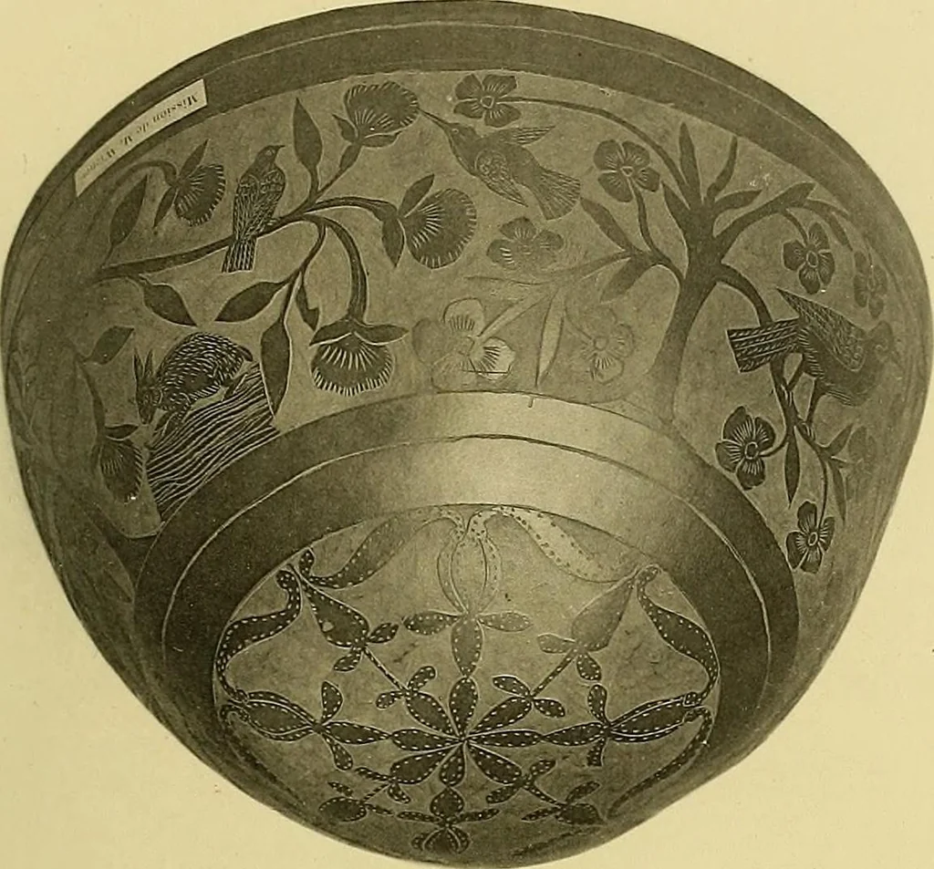 An illustration from La décoration primitive; Amérique post-Colombienne, 1922, leaf 36