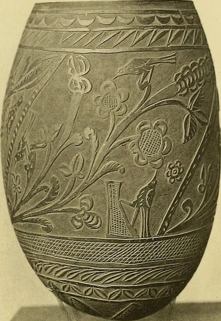 An illustration from La décoration primitive; Amérique post-Colombienne, 1922, leaf 36