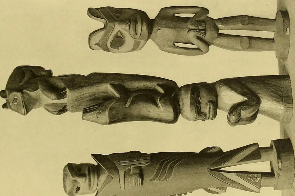 An illustration from La décoration primitive; Amérique post-Colombienne, 1922, leaf 50
