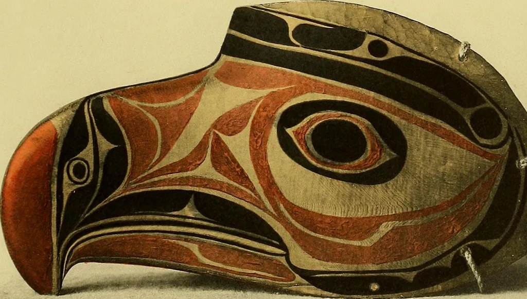 An illustration from La décoration primitive; Amérique post-Colombienne, 1922, leaf 56