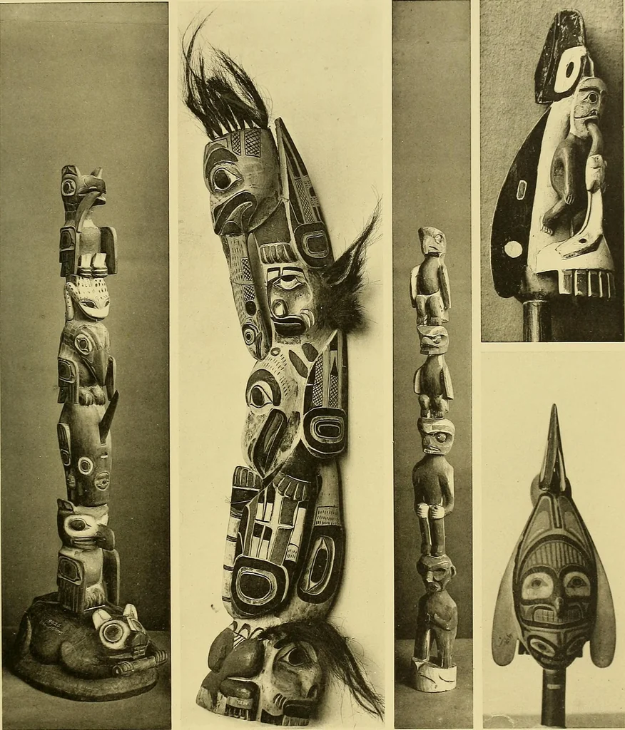 An illustration from La décoration primitive; Amérique post-Colombienne, 1922, leaf 60