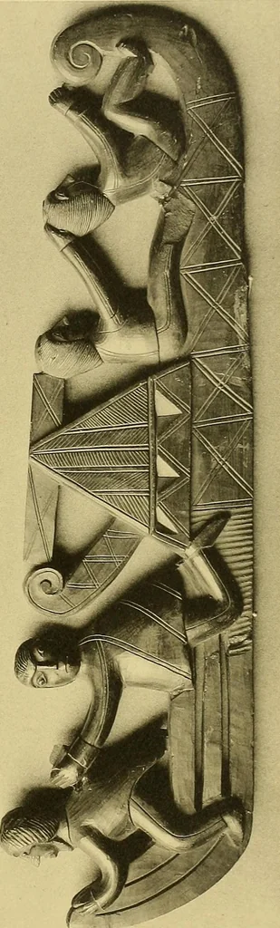 An illustration from La décoration primitive; Amérique post-Colombienne, 1922, leaf 66