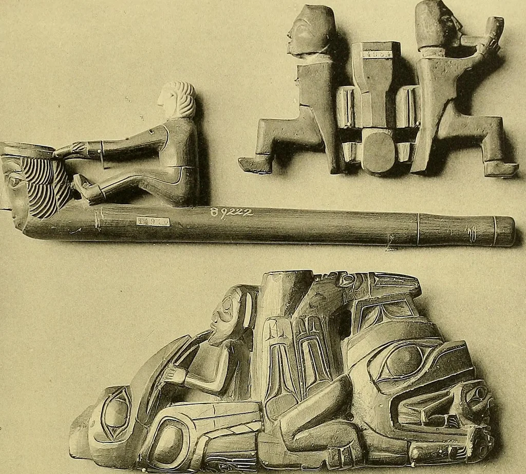 An illustration from La décoration primitive; Amérique post-Colombienne, 1922, leaf 68