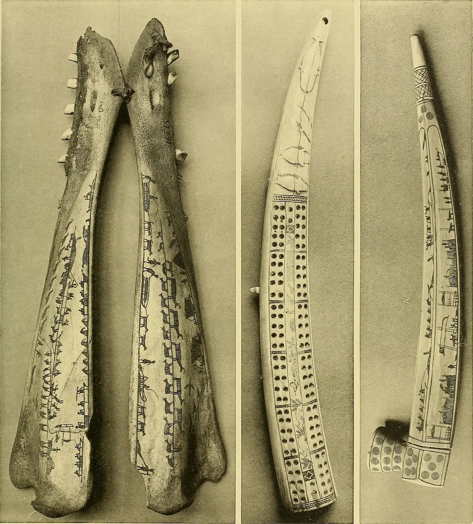 An illustration from La décoration primitive; Amérique post-Colombienne, 1922, leaf 70