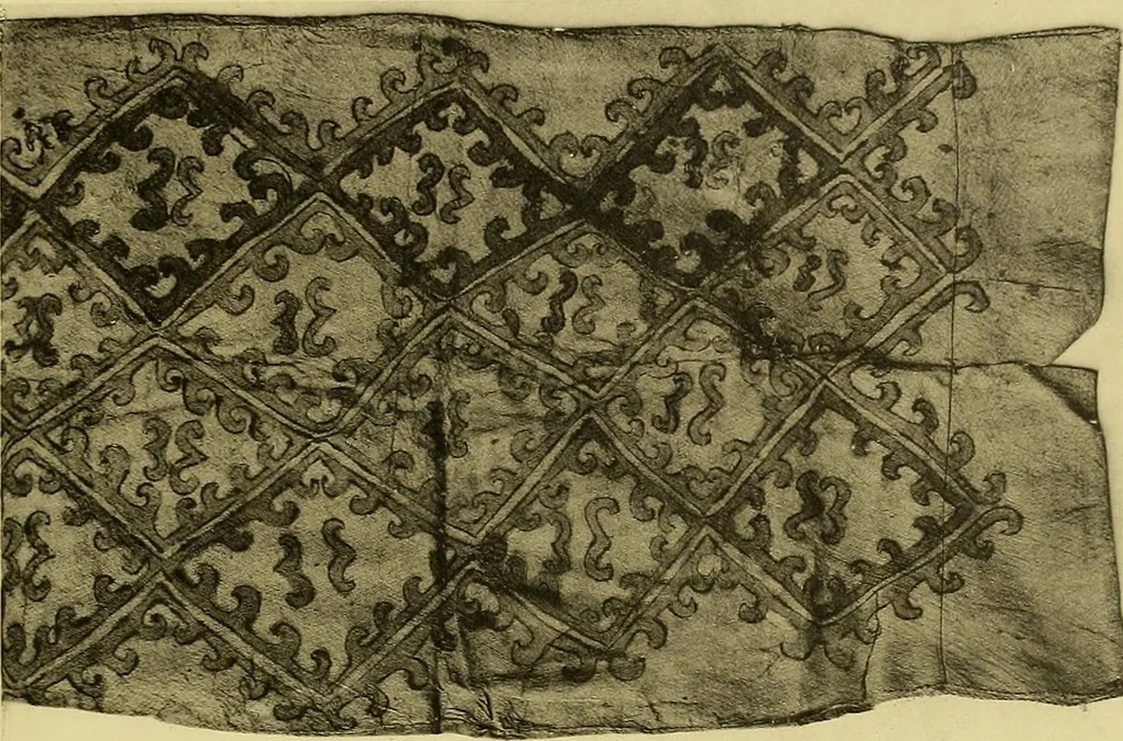 An illustration from La décoration primitive; Amérique post-Colombienne, 1922, leaf 74