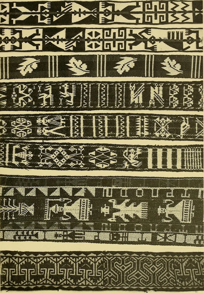 An illustration from La décoration primitive; Amérique post-Colombienne, 1922, leaf 76