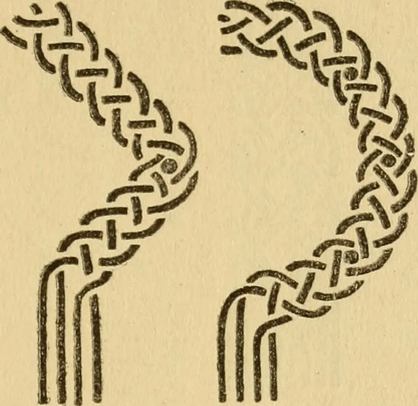 An illustration from La dentelle aux fuseaux, 1921, leaf 22