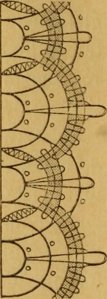 An illustration from La dentelle aux fuseaux, 1921, leaf 85