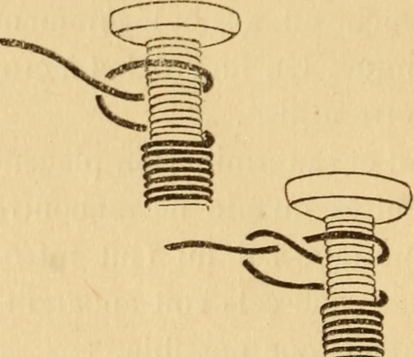An illustration from La dentelle aux fuseaux, 1921, leaf 99