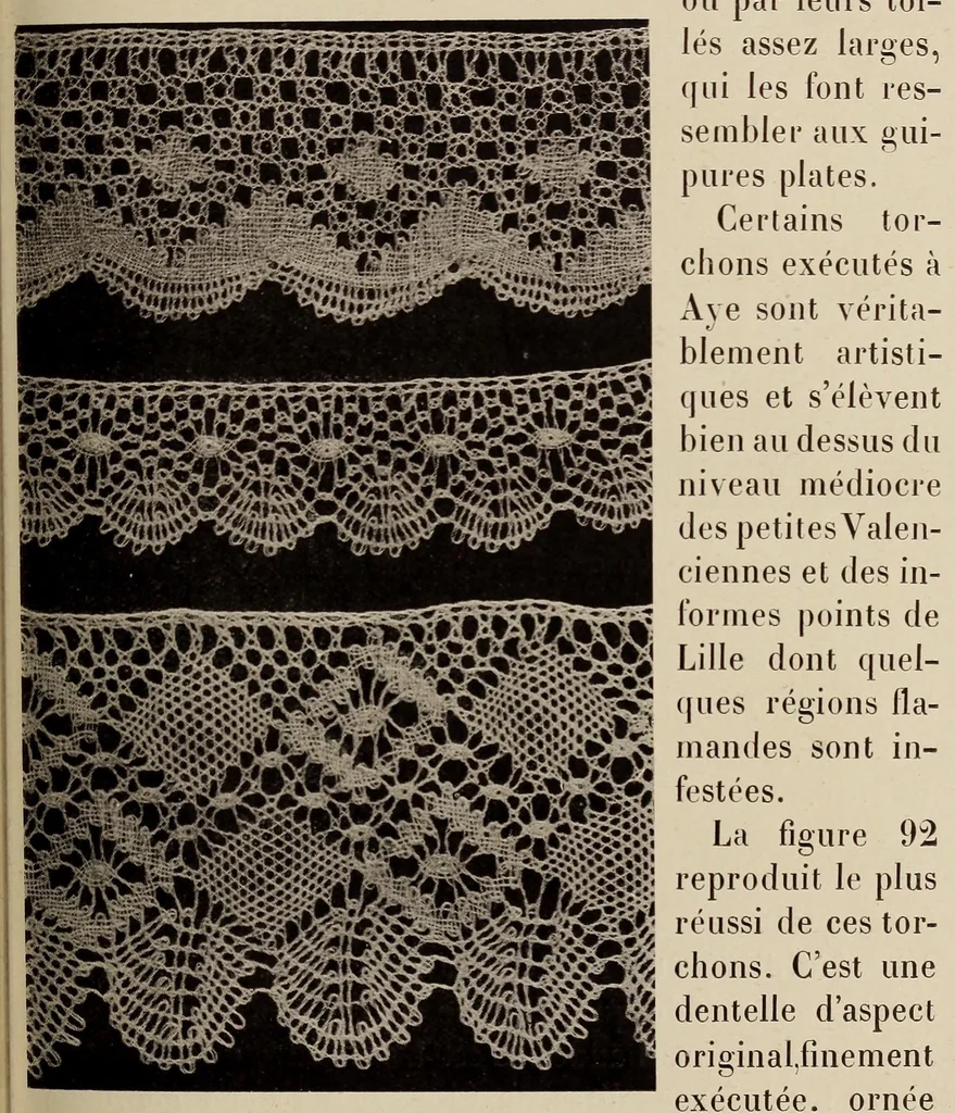 An illustration from La dentelle et la broderie sur tulle, 1902, leaf 237