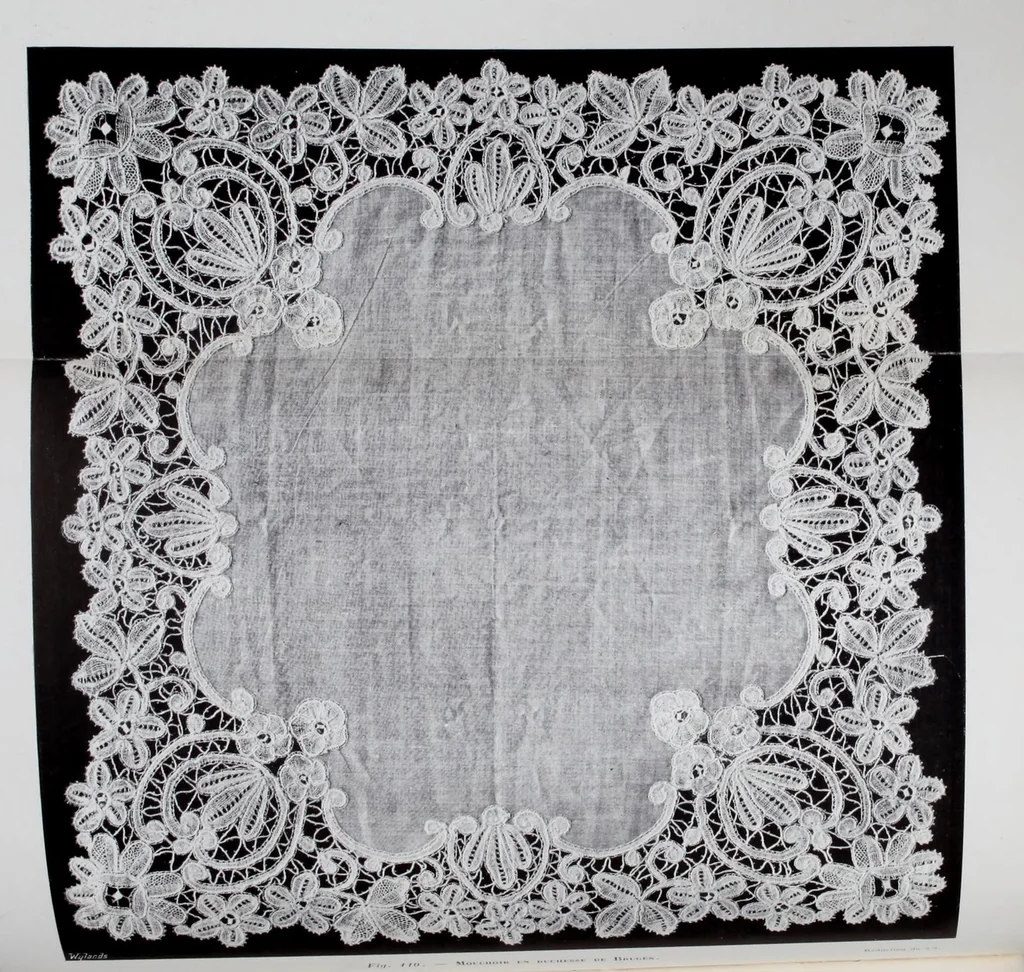 An illustration from La dentelle et la broderie sur tulle, 1902, leaf 274