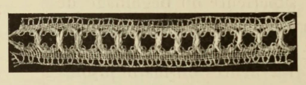 An illustration from La dentelle et la broderie sur tulle, 1902, leaf 122
