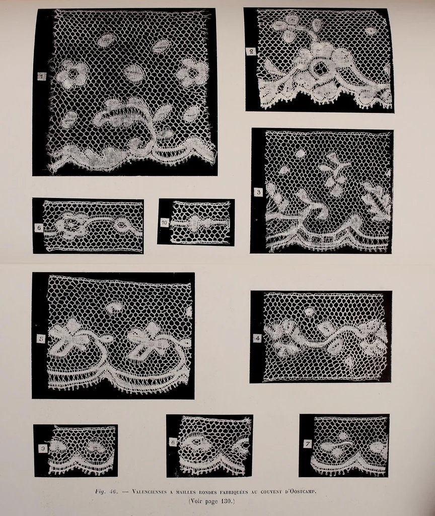 An illustration from La dentelle et la broderie sur tulle, 1902, leaf 141