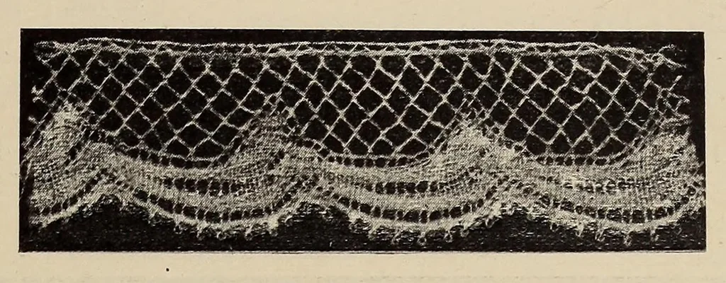 An illustration from La dentelle et la broderie sur tulle, 1902, leaf 89