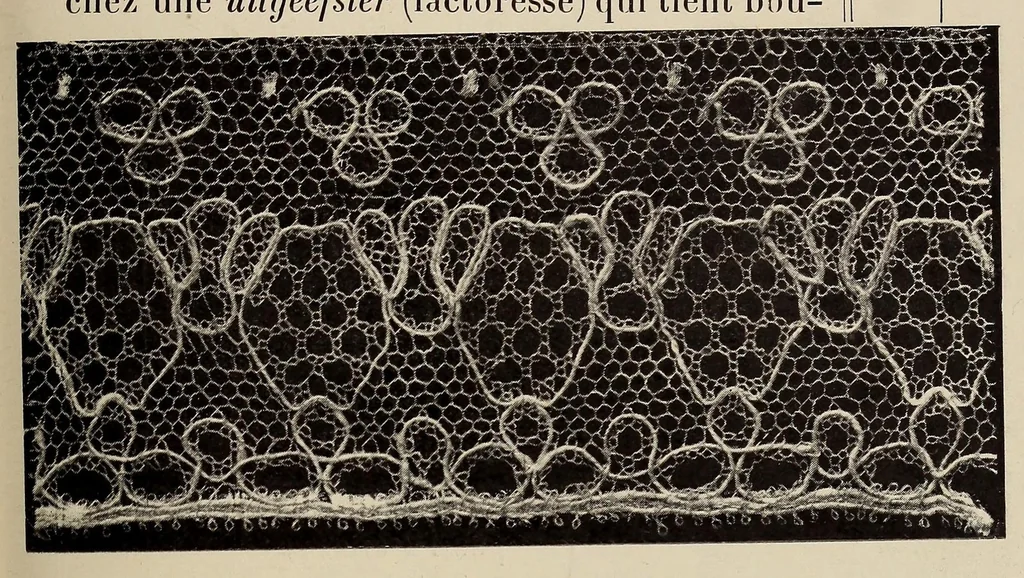 An illustration from La dentelle et la broderie sur tulle, 1902, leaf 95