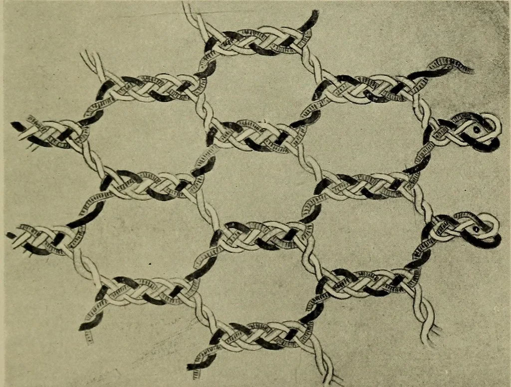 An illustration from La dentelle : guide du visiteur, 1912, leaf 144
