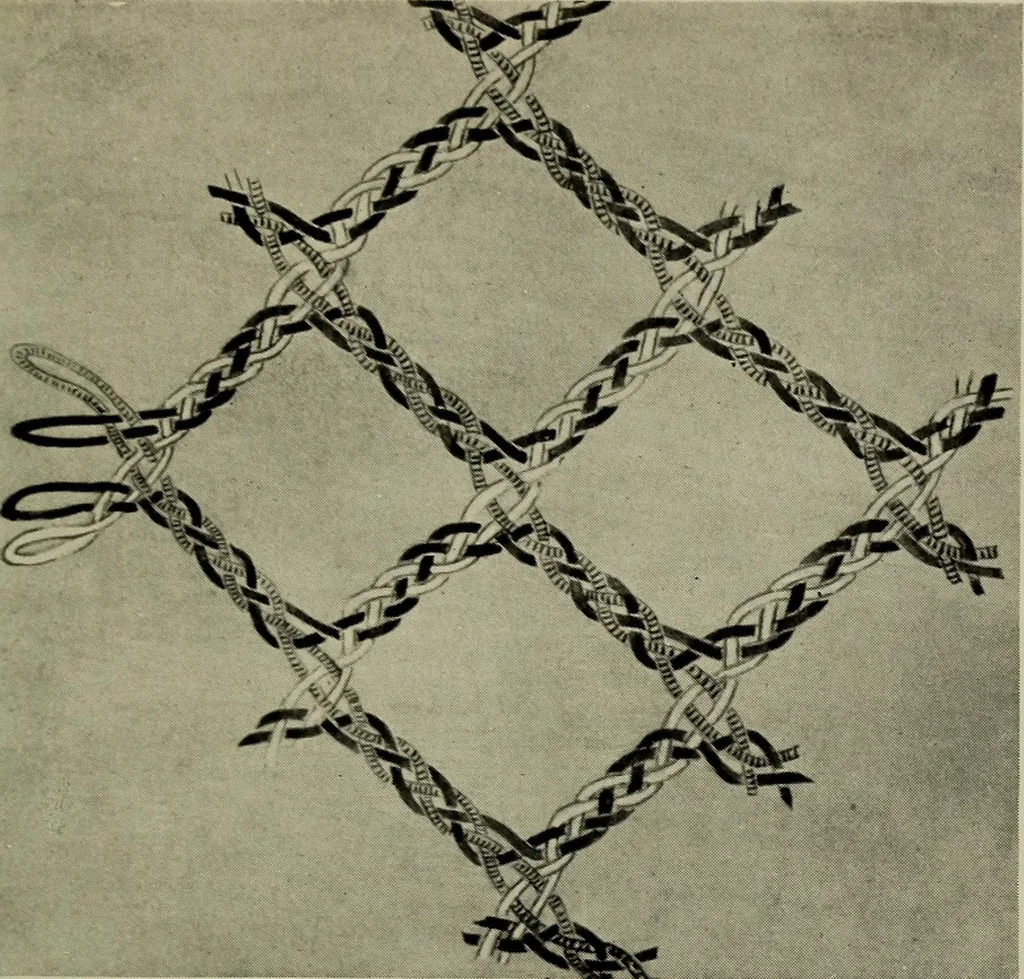 An illustration from La dentelle : guide du visiteur, 1912, leaf 146