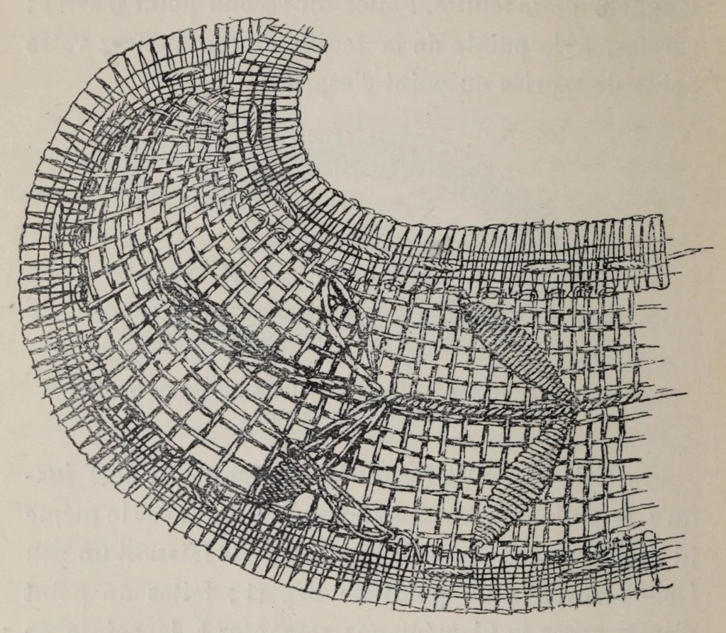 An illustration from La dentelle : historique de la dentelle à travers les âges et las pays, 1906, leaf 70