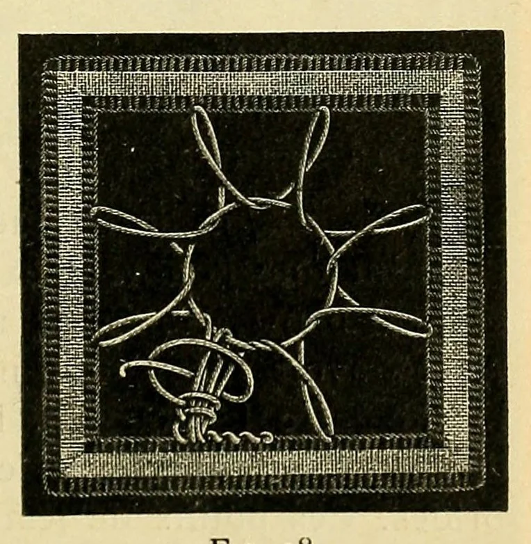 An illustration from La dentelle renaissance, 1920, leaf 25