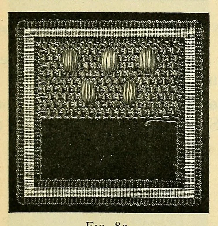 An illustration from La dentelle renaissance, 1920, leaf 51