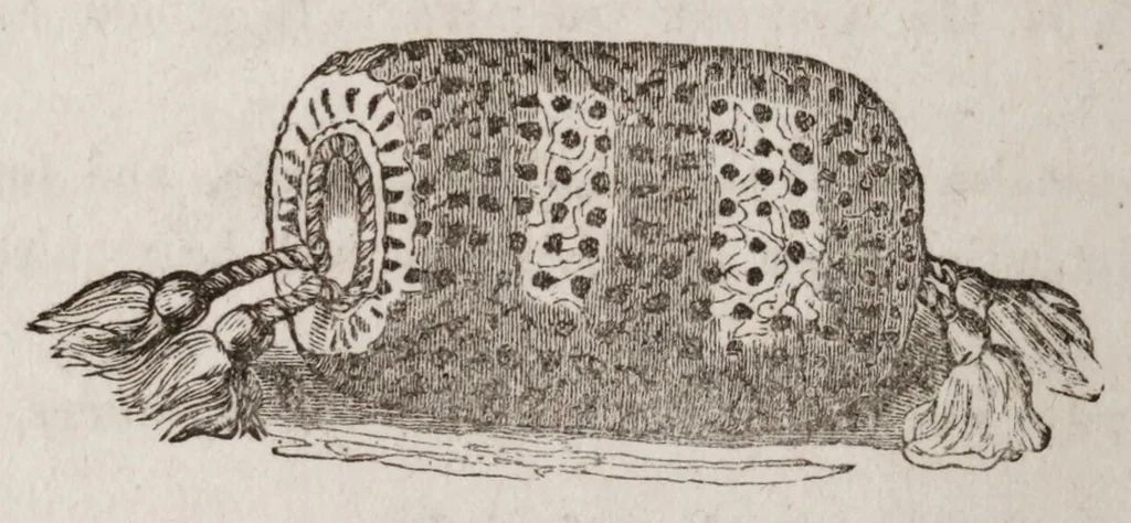 An illustration from The ladies complete guide to needle-work and embroidery : containing clear and practical instructions whereby any one can learn easily.../, 1859, leaf 232