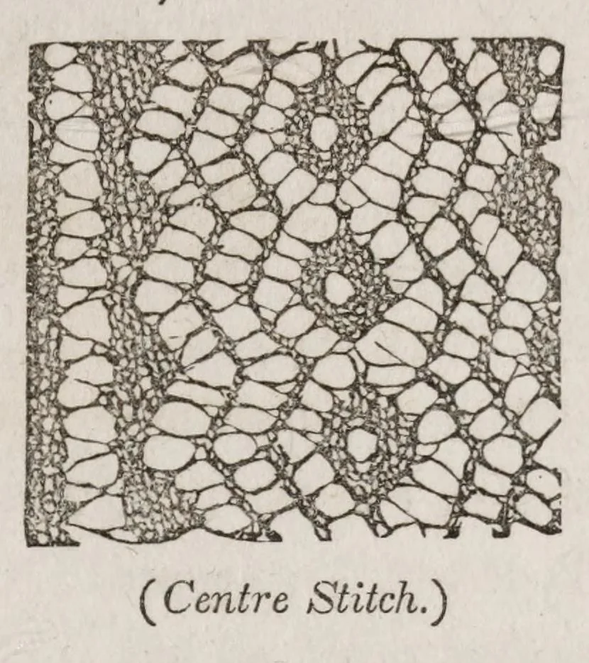 An illustration from The ladies complete guide to needle-work and embroidery : containing clear and practical instructions whereby any one can learn easily.../, 1859, leaf 319