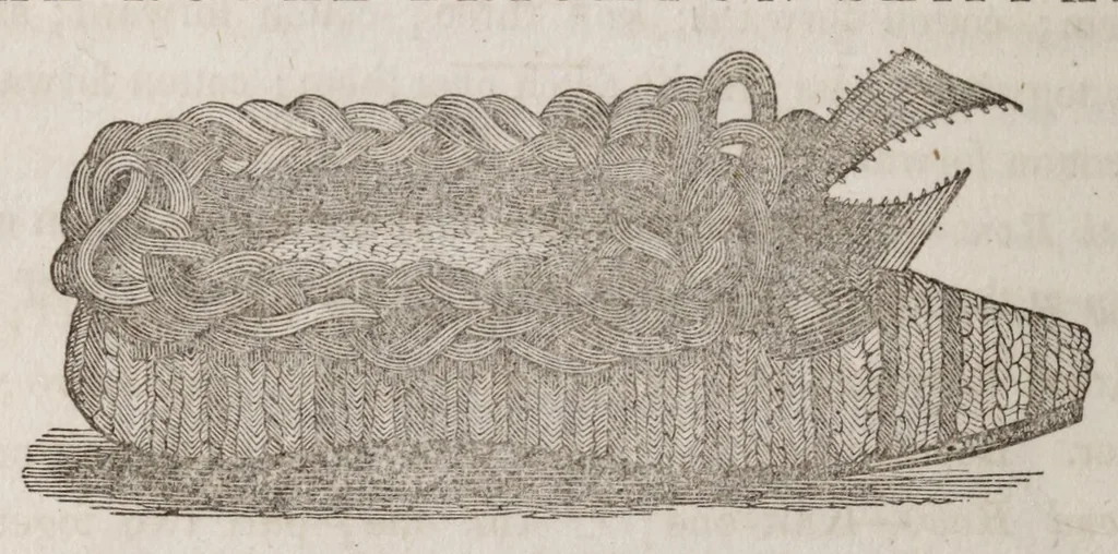 An illustration from The ladies complete guide to needle-work and embroidery : containing clear and practical instructions whereby any one can learn easily.../, 1859, leaf 346