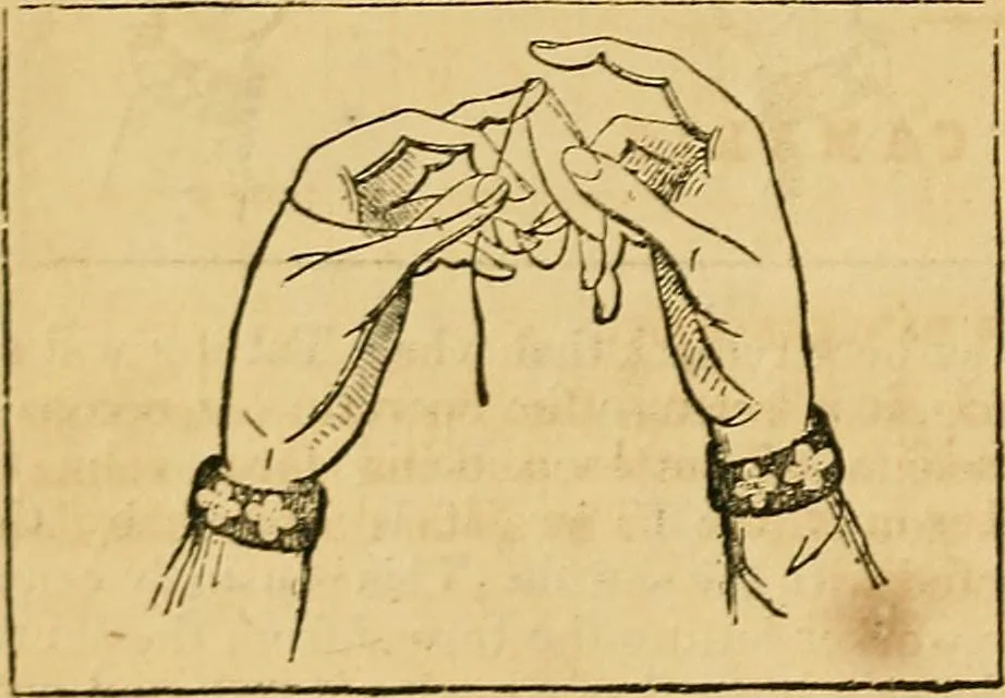 An illustration from The ladies' complete guide to crochet, fancy knitting, and needlework., 1854, leaf 115