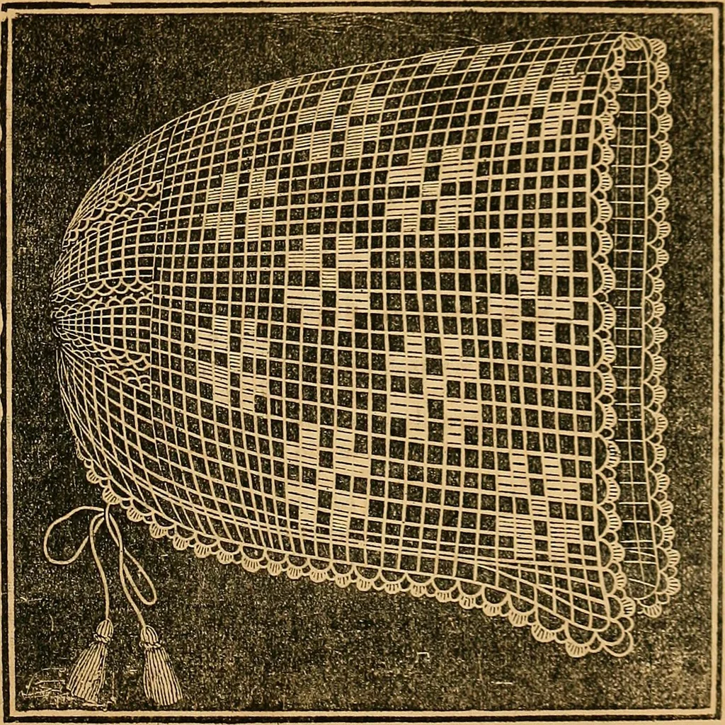 An illustration from The ladies' complete guide to crochet, fancy knitting, and needlework., 1854, leaf 126
