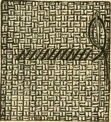An illustration from Ladies' fancy work .., 1885, leaf 16