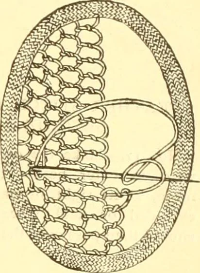 An illustration from Ladies' fancy work .., 1885, leaf 17