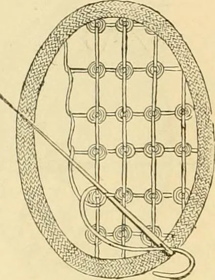 An illustration from Ladies' fancy work .., 1885, leaf 18