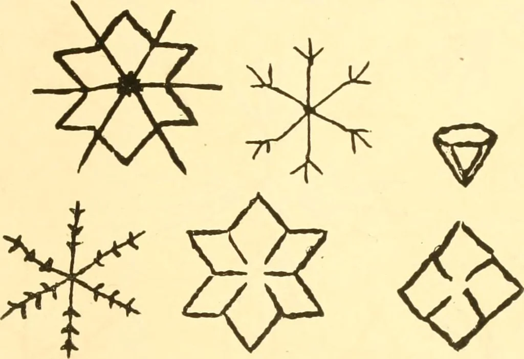 An illustration from Ladies' fancy work .., 1885, leaf 21