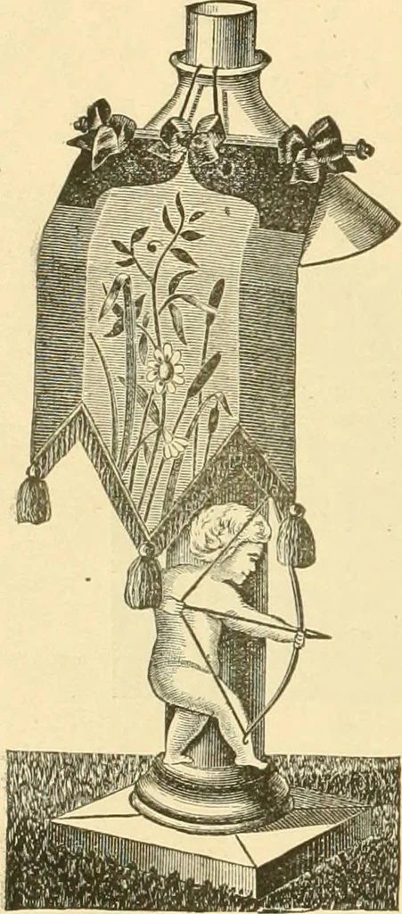 An illustration from Ladies' fancy work .., 1885, leaf 28