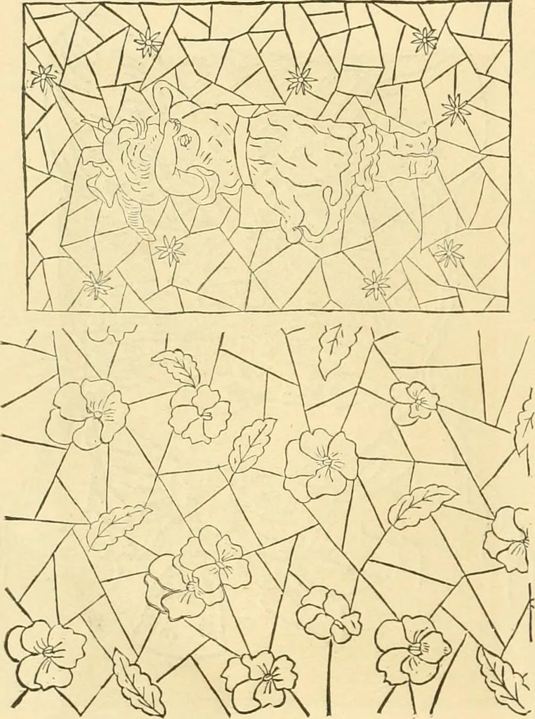 An illustration from Ladies' fancy work .., 1885, leaf 32