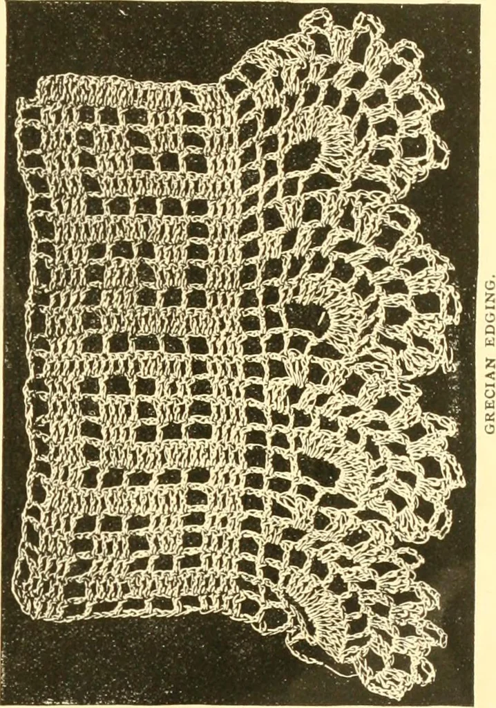 An illustration from Ladies' fancy work .., 1885, leaf 33