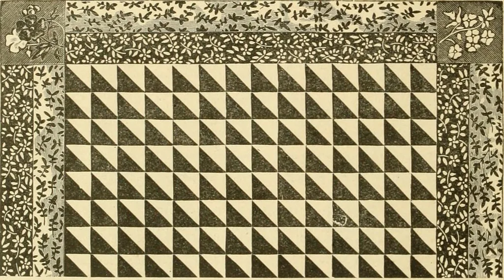 An illustration from Ladies' fancy work .., 1885, leaf 38